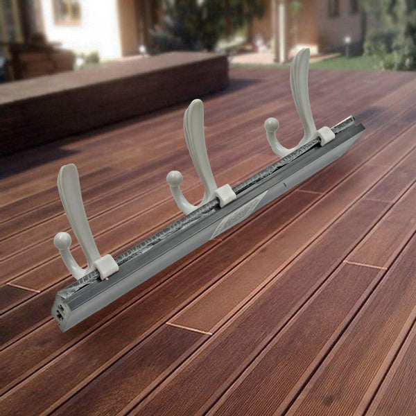 Wall Mounted Coat Hanger Rack – 6 Hooks for Clothes, Jackets & Hats - Goyaldeal.com