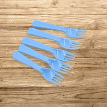 Reusable Premium Heavy Weight Plastic Forks, Party Supplies, One Size, plastic 5pc Serving Fork Set for kitchen, Travel, Home (5pc) - Goyaldeal.com