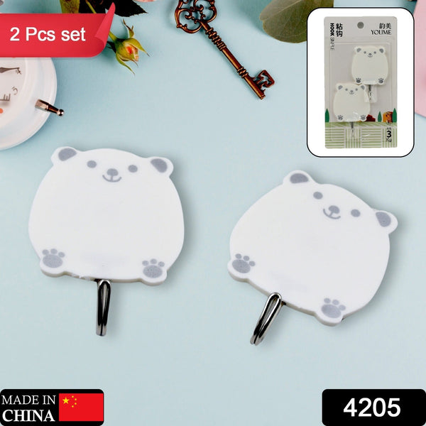 Multipurpose Strong Hook Self-Adhesive hooks for wall Heavy Plastic Hook, Sticky Hook Household For Home , Decorative Hooks, Bathroom & All Type Wall Use Hook , Suitable for Bathroom, Kitchen, Office (2 Pc Set) - Goyaldeal.com