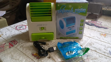 Portable Air Cooler-Rechargeable Personal with Duration Desk Cooling Fan USB/Battery Powered Desk PC Laptop Air Conditioner Cooler for Home, Bedroom, Travel, and Office - Goyaldeal.com