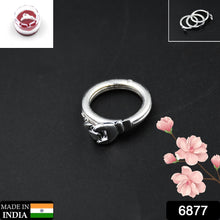 Three Interlocking Rings, Rings for Women and Girls Silver Ring | Valentine Ring, Rings Silver Toned Finger Ring for Women | Birthday Gift For girls and women Anniversary Gift for Wife, Friendship Ring. - Goyaldeal.com