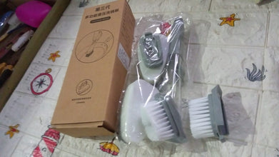 Dish Scrubber with Soap Dispenser, Soap Dispensing Dish Brush Set, Dishwashing Brushes Kitchen Scrub Dish Wand for Dishes Sink Pot Pan Cleaning and Washing,1 Handle,3Refill Replacement Head - Goyaldeal.com