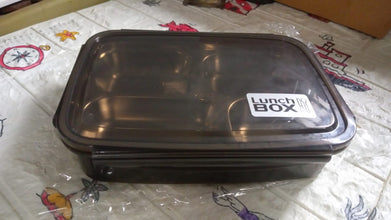 Black Transparent 4 Compartment Lunch Box for Kids and adults, Stainless Steel Lunch Box with 4 Compartments For Office, Travel, School, Home - Goyaldeal.com