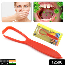 Plastic Tongue Cleaner For Kids & Adults | Tongue Scraper For Bad Breath, Maintain Oral Hygiene for Daily Use | for Fresh Breath & Bacteria Removal | Improved Taste Plastic With Handle Tongue Cleaner (1 Pc ) - Goyaldeal.com