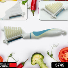 Multipurpose Peeler Brush – Stainless Steel Peeler with Cleaning Brush (1 Pc) - Goyaldeal.com