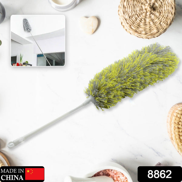 Long Handle Microfiber Duster – Extendable & Washable Cleaning Tool for Home, Car & Office (62cm) - Goyaldeal.com