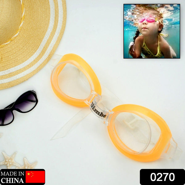 Cute Design Adjustable Swimming Goggles Summer Season Pool Party Swim Sunglasses For Kids Boys, Clear Vision Anti-Fog Waterproof (1 Pc ) - Goyaldeal.com