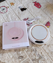 USB Warm Coaster Heated Coffee Mug Portable Office Desk Portable Cup, Heater Coffee Mug Warmer Electric Cup Warmer (1 Pc) - Goyaldeal.com