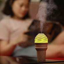 Ice Cream Design LED Humidifier for Freshening Air & Fragrance (Multicoloured) - Goyaldeal.com