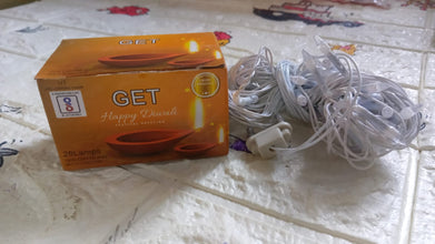 8Mtr Home Decoration Diwali & Wedding LED Christmas String Light Indoor and Outdoor Light (28L 8mtr) - Goyaldeal.com