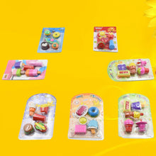 Mix Design Fancy Erasers Set – Colorful & Stylish Erasers for Kids, Birthday Gift & School Prize (1 Set) - Goyaldeal.com