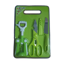 Plastic Chopping Board with Knife Set and Scissor And Wine Stainless Steel And Plastic Kitchen item Multipurpose cutting vegetables - Goyaldeal.com