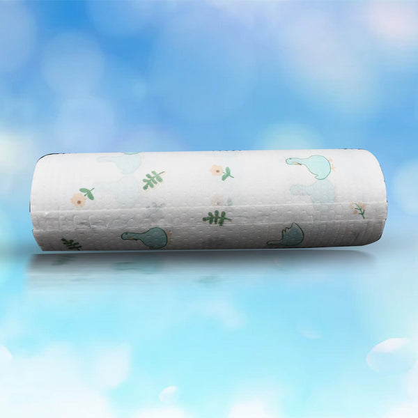 Non Woven Reusable and Washable Kitchen Printed Tissue Roll Non-stick Oil Absorbing Paper Roll Kitchen Special Paper Towel Wipe Paper Dish Cloth Cleaning Cloth 45 sheets - Goyaldeal.com
