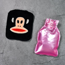 Black Monkey Small Hot Water Bag with Cover for Pain Relief - Goyaldeal.com