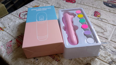 6 in1 Electric Manicure Nail Sharpener for Babies and Children Baby Nail Cutter Manicure with 6 Grinding Heads, Electric Baby Nail File Electric Nail Clipper Toddler Nail Scissors Dropshipping - Goyaldeal.com
