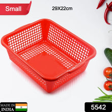 Plastic 1 Pc Kitchen Small Size Dish Rack Drainer Vegetables and Fruits Washing Basket Dish Rack Multipurpose Organizers (29x22CM Mix Color) - Goyaldeal.com