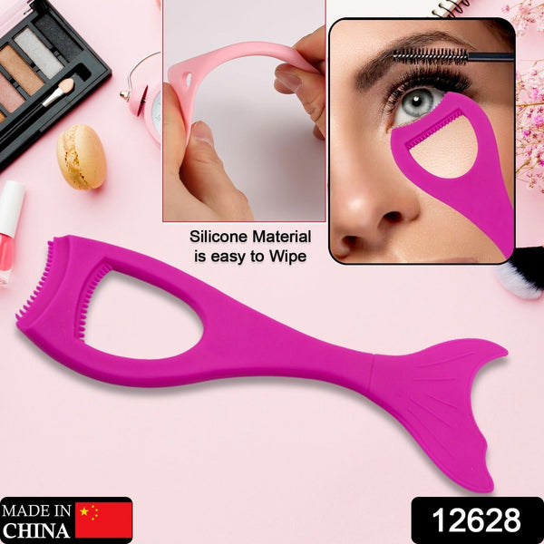 Multifunctional Easy To Clean Curved Silicone Eyeliner Stencils Wing Tips Quick Reusable for Makeup Tool for Beginners, Eyelashes Brush Curler Comb Eye Makeup Tool Female Supply (1 Pc) - Goyaldeal.com