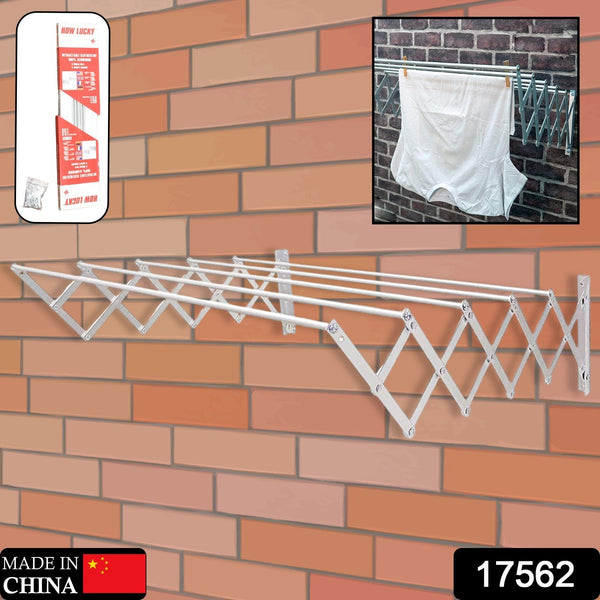 Foldable Extendable Drying Rack | Suitable for Hanging All Types of Clothes | Ideal for Interior and Exterior, Made of High Resistance Aluminum for Bathroom Indoor Outdoor - Goyaldeal.com