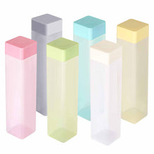 Large Capacity Plastic Water Bottle | Set of 6 | Square Water Bottle (940ml each) - Goyaldeal.com