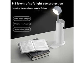 4 in 1 Creative desk Lamp, Rechargeable LED Table Flashlight Eye Protection Table Lamp Power Bank Handheld Desk Night Lamp Portable Torch Light with Adjustable Light Head for Home Kids Room Bedroom Office - Goyaldeal.com