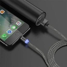 Magnetic Charging Cable 3 in 1 Metal Magnetic Micro USB Type C Lighting Cable with LED, Multiple Charging Adapters for All Android and all Smartphones  (Compatible with All Android and iPhone Smartphones, Tablet, PC, Mobile - Goyaldeal.com