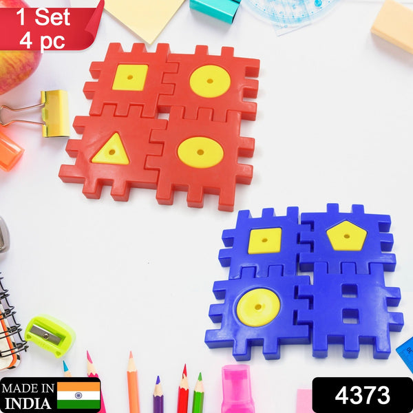 Colorful Digital Building Blocks Set - Educational Toys for Kids Aged 3-12, 4 Pc Set for Boys & Girls - Goyaldeal.com