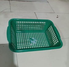 Plastic 1 Pc Kitchen Small Size Dish Rack Drainer Vegetables and Fruits Washing Basket Dish Rack Multipurpose Organizers (29x22CM Mix Color) - Goyaldeal.com