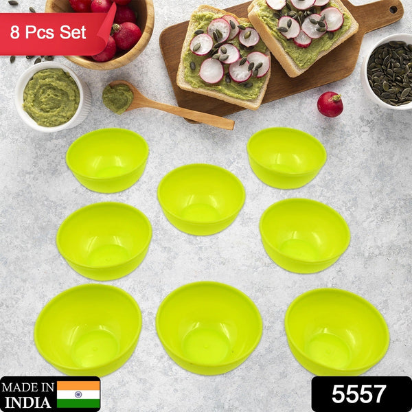 Multipurpose Small Round Plastic Bowl / Katori, Microwave Safe Reusable Lightweight Bowl, Dishwasher Safe Chutney Bowl (8 Pcs Set) - Goyaldeal.com
