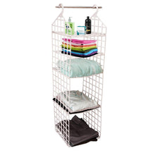 Multipurpose 5 Layer Folding Clothes Storage Racks||Closet for Students Wardrobe Shelves Socks, Scarf, t-Shirt, etc||Hanging Organizer Storage Holders & Racks - Goyaldeal.com