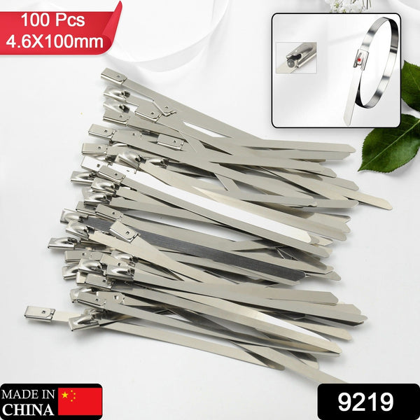 Stainless Steel Cable Ties for Solar & Home Use (100 Pc, 4.6x100mm) - Goyaldeal.com