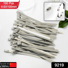 Stainless Steel Cable Ties for Solar & Home Use (100 Pc, 4.6x100mm) - Goyaldeal.com