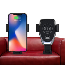 Car Phone Holder Wireless Car Charger 10W Qi Fast Charging Car Charger Gravity Auto Clamping 360Â° Rotation Air Vent Car Mount Holder - Goyaldeal.com
