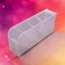 Plastic 4 Compartment Office Desktop Storage Box, Pen Pencil Stand/Holder Stationary Organizer, Plastic Desktop Stationary Organizer For School - Goyaldeal.com