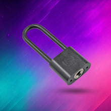 Lock with Key Metal Locker 1 Set Padlock Mini Padlock Beam Plastic, Copper Alloy, Iron Alloy Black Metal Storage Cabinet Safety Padlock 3 Additional keys (1 pc) - Goyaldeal.com