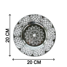 Beautiful 8-Inch Plastic Pooja Thali Set – Perfect for Daily Use & Special Occasions (Plastic) - Goyaldeal.com