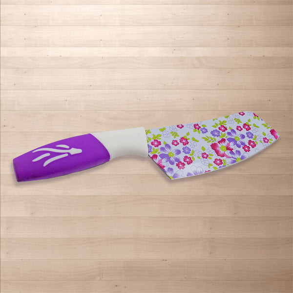 Colorful Designer Stainless Steel Chef Kitchen Knife,  Unique Liquid Marble Sharp Kitchen Knives With Card Packing- Scratch Resistant And Anti Rust Knives For Kitchen 9 Inch (1 Pc) - Goyaldeal.com