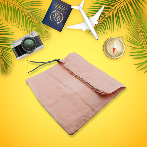 Travel Storage Bag Set – Waterproof Nylon Drawstring Organizers for Clothes & Shoes (4 Pc) - Goyaldeal.com