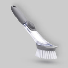 Dish Scrubber with Soap Dispenser, Soap Dispensing Dish Brush Set, Dishwashing Brushes Kitchen Scrub Dish Wand for Dishes Sink Pot Pan Cleaning and Washing,1 Handle,3Refill Replacement Head - Goyaldeal.com