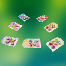 Mix Design Fancy Erasers Set – Colorful & Stylish Erasers for Kids, Birthday Gift & School Prize (1 Set) - Goyaldeal.com