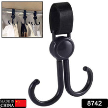 360° Rotating Multi-Purpose Baby Carriage Hook – For Strollers, Cars & More (1 Pc) - Goyaldeal.com