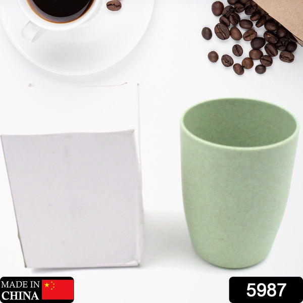 Reusable Cups/Mugs/ Glass/ Tumbler Set Eco Friendly Cups for Drinking Tea Coffee, Dishwasher Safe, Non-slip Bathroom Cup Tooth Cups For Home Office (1 Pc) - Goyaldeal.com