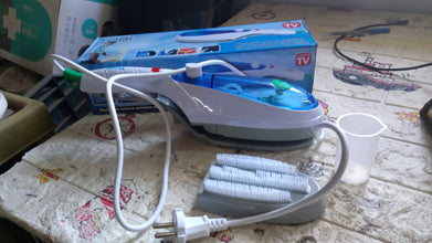 Portable ironing machine,1 Set Steam Iron Hand Held Crease Removal Portable Ironing Clothes ABS Brush Plush Toy Garment Steamer for Home Steam Iron, for Clothes, Travel Steamer - Goyaldeal.com