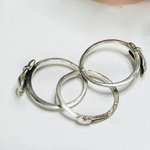 Three Interlocking Rings, Rings for Women and Girls Silver Ring | Valentine Ring, Rings Silver Toned Finger Ring for Women | Birthday Gift For girls and women Anniversary Gift for Wife, Friendship Ring. - Goyaldeal.com