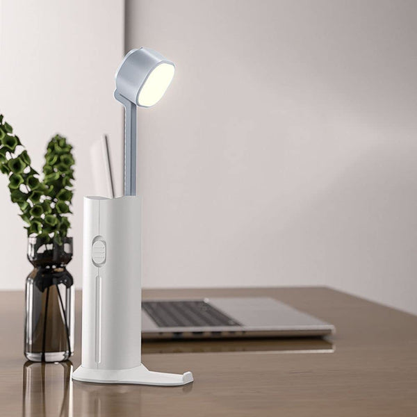 4 in 1 Creative desk Lamp, Rechargeable LED Table Flashlight Eye Protection Table Lamp Power Bank Handheld Desk Night Lamp Portable Torch Light with Adjustable Light Head for Home Kids Room Bedroom Office - Goyaldeal.com