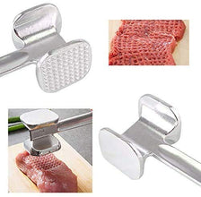 Double Sided Beef Steak Mallet (Aluminum): Meat Tenderizer Hammer - Goyaldeal.com