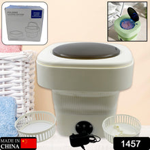 Folding Washing Machine, Mini Portable Washing Machine, Deep Cleaning Half Automatic Washt, Mini Foldable Washing Machine, Suitable For Socks, Underwear, Baby Clothes - Goyaldeal.com