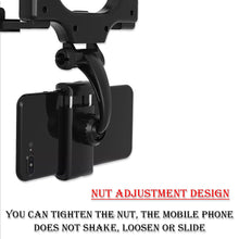 Rear View Mobile Holder Universal Vehicle Rear View Mirror Mobile phone Mount Stand - Goyaldeal.com