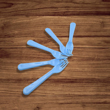 Reusable Premium Heavy Weight Plastic Forks, Party Supplies, One Size, plastic 5pc Serving Fork Set for kitchen, Travel, Home (5pc) - Goyaldeal.com