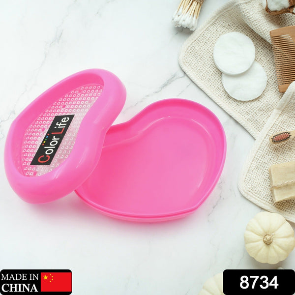 Bathroom Accessories Plastic Soap Case / Soap Dish / Soap Stand, Plastic Soap Case Soap Holder Soap Dish For Bathroom Kitchen Sink ,Sabudani (Oval / Heart Shape Soap case / 1 pc ) - Goyaldeal.com