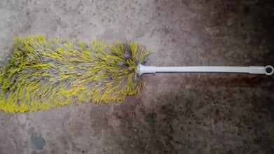 Long Handle Microfiber Duster – Extendable & Washable Cleaning Tool for Home, Car & Office (62cm) - Goyaldeal.com